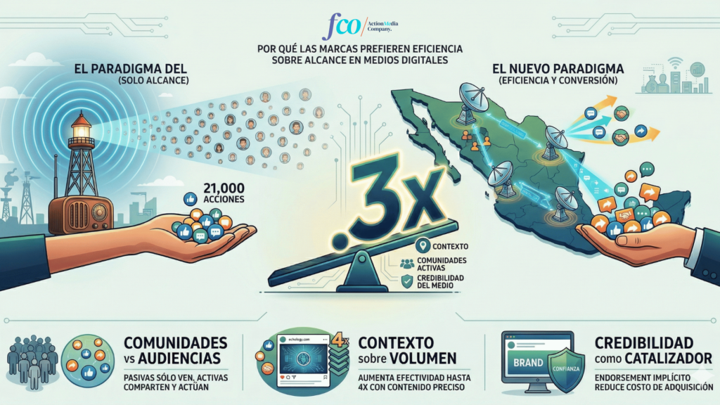 El factor multiplicador: por qué las marcas prefieren eficiencia sobre alcance en medios digitales